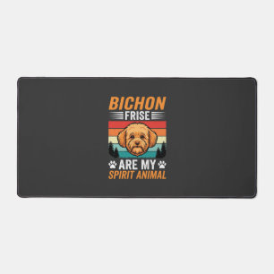 Bichon Frise Animal Spirituel Chien Rétro