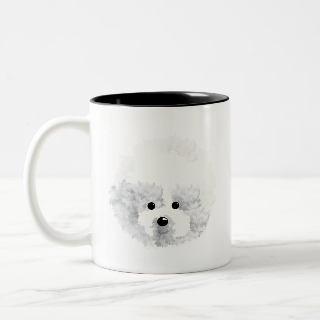 Bichon Frise chien Coffee Mug (Gauche)