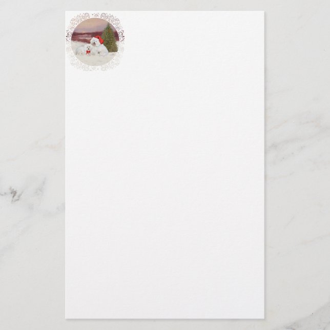 Bichon Frise Christmas (Devant)