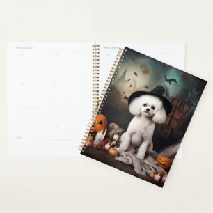 Bichon Frise Citrouilles Halloween effrayant