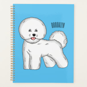 Bichon frise dog dessin animé