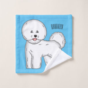 Bichon frise dog dessin animé