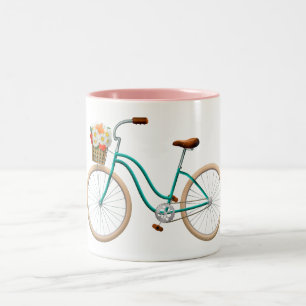 Bicyclette à deux tons café Mug