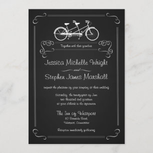 Bicyclette construite pour 2 invitations de