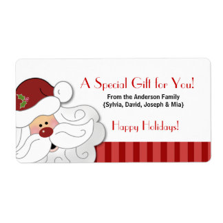 Bicyclette de Noël / Sticker pour biscuits