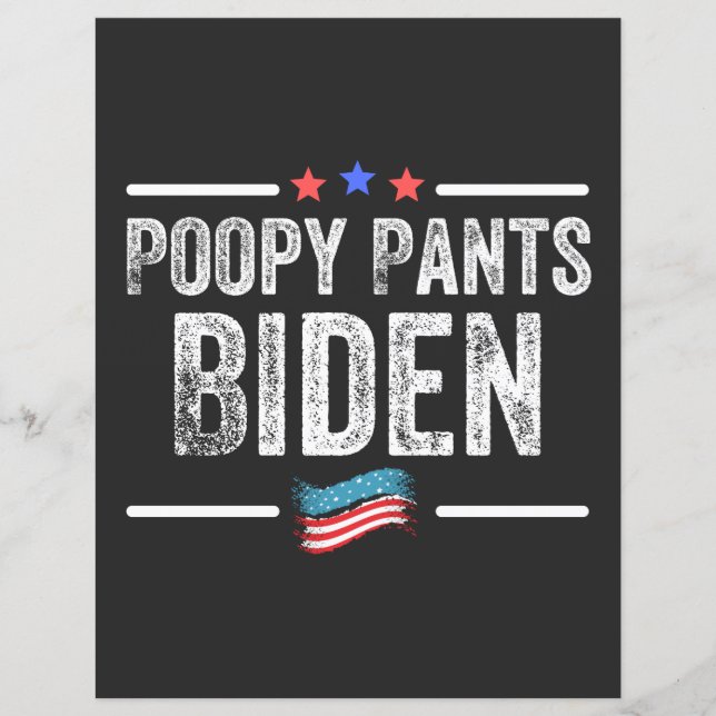 Biden Culotte Fécale (Devant)