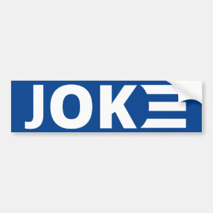 Biden est un Sticker de pare-chocs de plaisanterie
