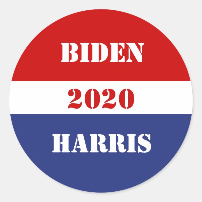 Biden et Harris - Stickers Électoraux 2020 (Devant)