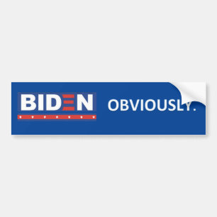 Biden Évidemment Bumper Sticker