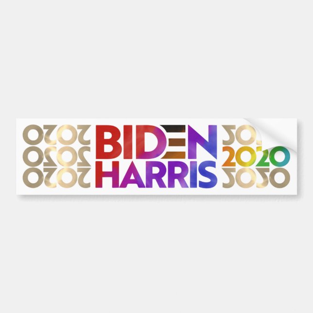 Biden Harris 2020 bumper sticker (Devant)