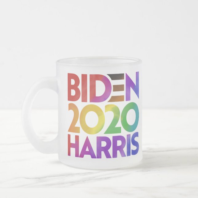 Biden Harris 2020 Frosted Mug (Gauche)