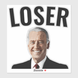 BIDEN LOSER DIE CUT STYLE DECAL STICKERS