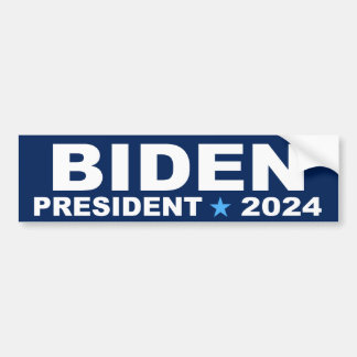Biden Président 2024 autocollant pare-chocs