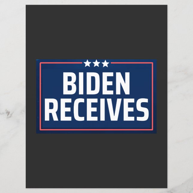 Biden Receives (Devant)