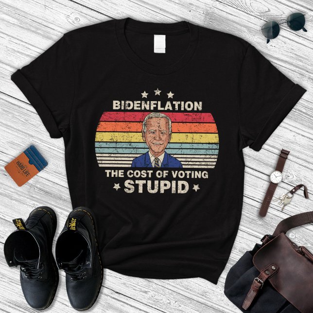 Bidenflation Le Coût Du Vote D'Un T-Shirt Stupide (Créateur téléchargé)
