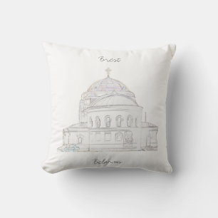 BiélorБ е л а р ь у с Coussin de Brest Architectur