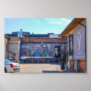 Biélorussie Б е л р а у с  de Minsk  de  Poster d'