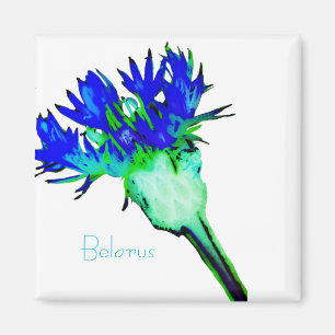 Biélorussie Б л а р у с Magnet Fleur de Corn Natio