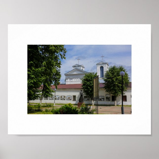 Biélorussie Б л а р у с Poster d'architecture Lepe (Devant)