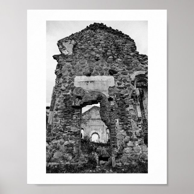 Biélorussie Begoml Biahoml Architecture Poster (Devant)