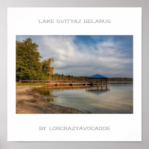 Biélorussie Lac Svityaz Paysage Poster Nature