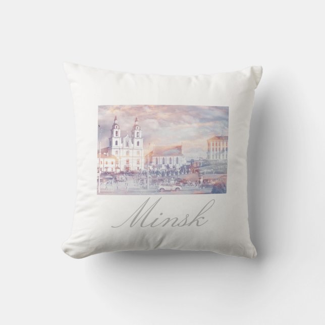 Biélorussie Minsk architecture Coussin (Recto)