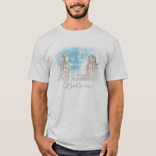 Biélorussie Minsk Architecture T-shirt Top