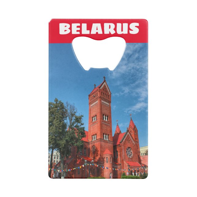 Biélorussie Minsk City Architecture Bottle Opener (Dos)