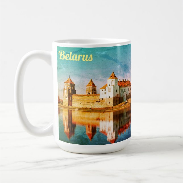 Biélorussie Mir Castle Architecture Mug Cup (Gauche)