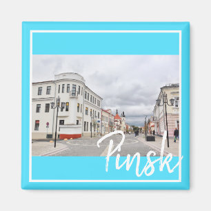 Biélorussie Pinsk Magnet d'architecture de ville