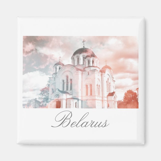 Biélorussie Polatsk Polotsk Magnet d'architecture (Devant)