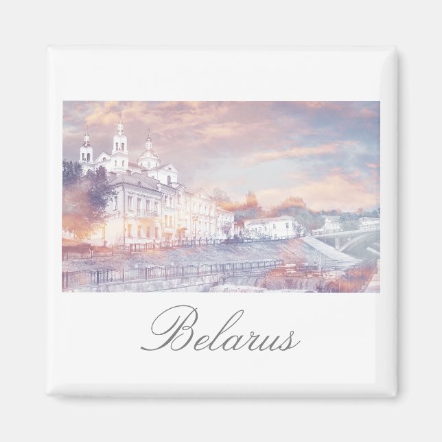 Biélorussie Vitebsk Magnet d'architecture (Devant)