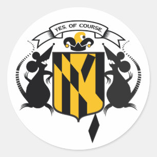 Bien Sûr Baltimore Sticker