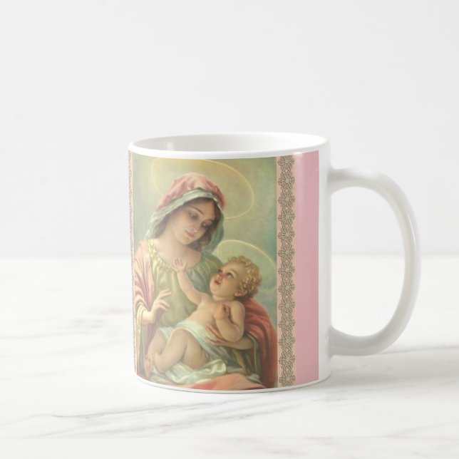 Bienheureuse Vierge Marie avec enfant Jésus Mug Do (Droite)