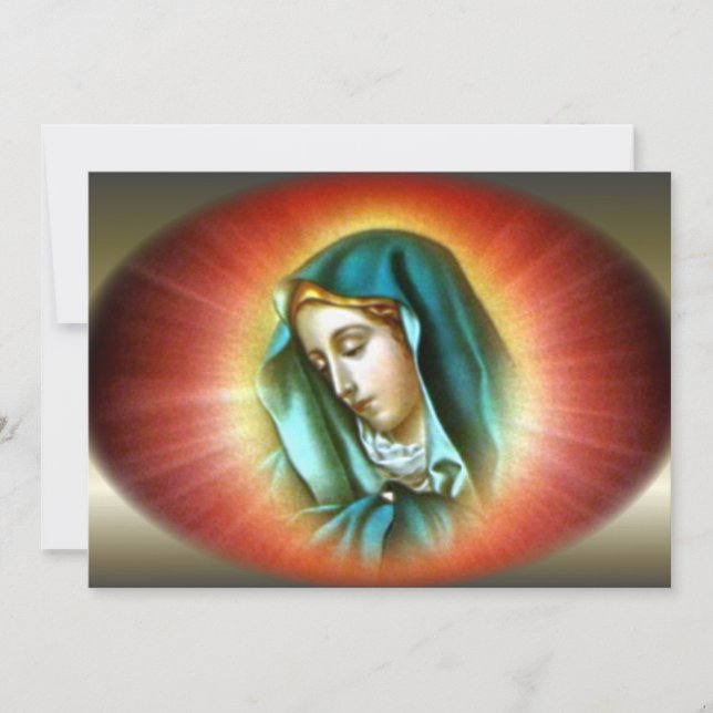 Bienheureuse Vierge Marie avec Vivid Halo (Devant)