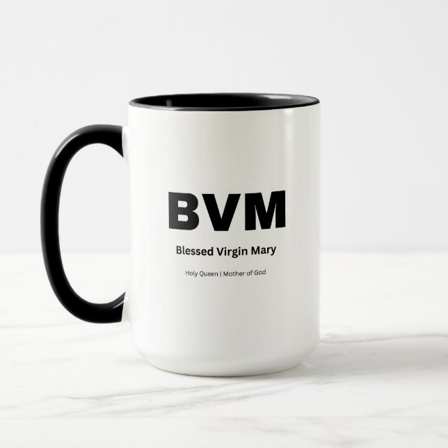 Bienheureuse Vierge Marie (BVM) Mug (Gauche)