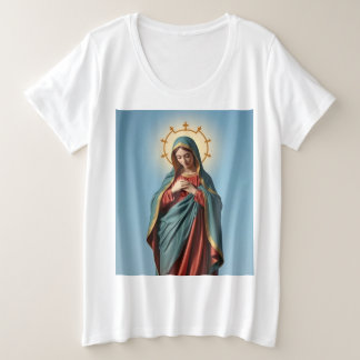 Bienheureuse Vierge Marie Tee - shirt de taille pl