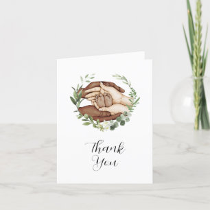 Bienheureux Carte de remerciements de Baby shower"