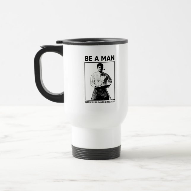 Bienheureux Jeteur Giorgio Frassati Mug | Verso l’ (Gauche)