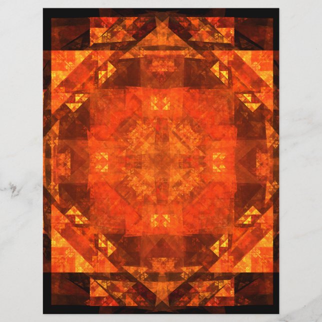 Bienheureux prospectus d'art Abstrait (Devant)