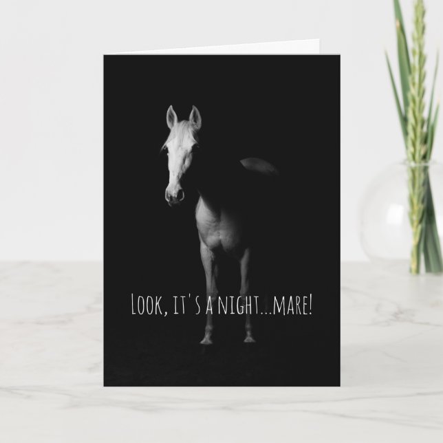 Bientôt, La Carte Équine Du Cheval (Devant)