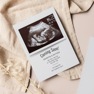 Bientôt Ultrasound Photo Annonce de grossesse