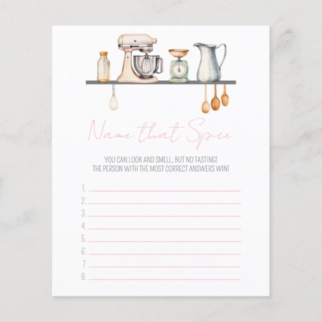 Bientôt Whisked Away ! Nom du jeu d'épices (Devant)