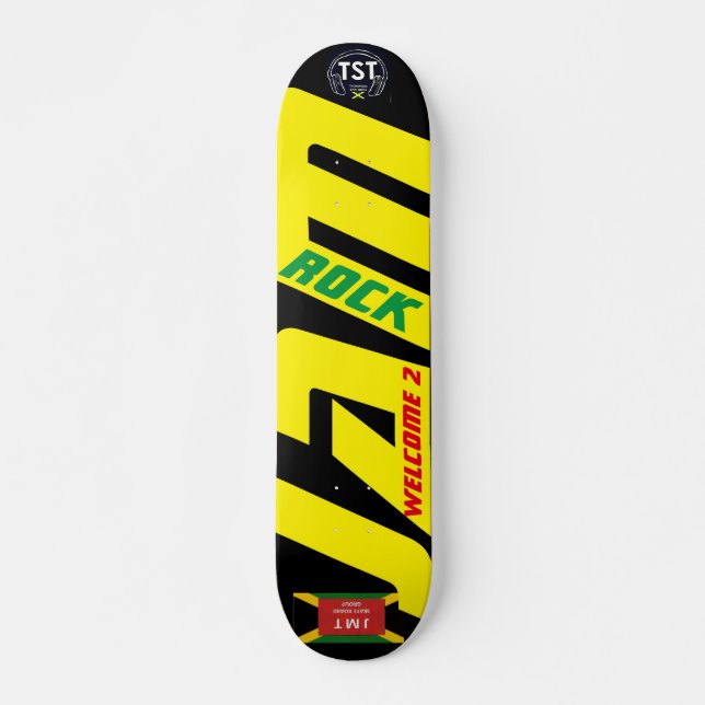 BIENVENUE 2 JAMROCK JMT 7 3/4" Skateboard Deck (Devant)