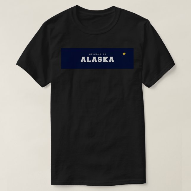 Bienvenue à Alaska TShirt 2 (Design devant)