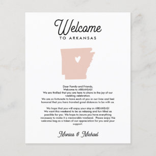 Bienvenue à ARKANSAS Lettre & Itinéraire N'IMPORTE