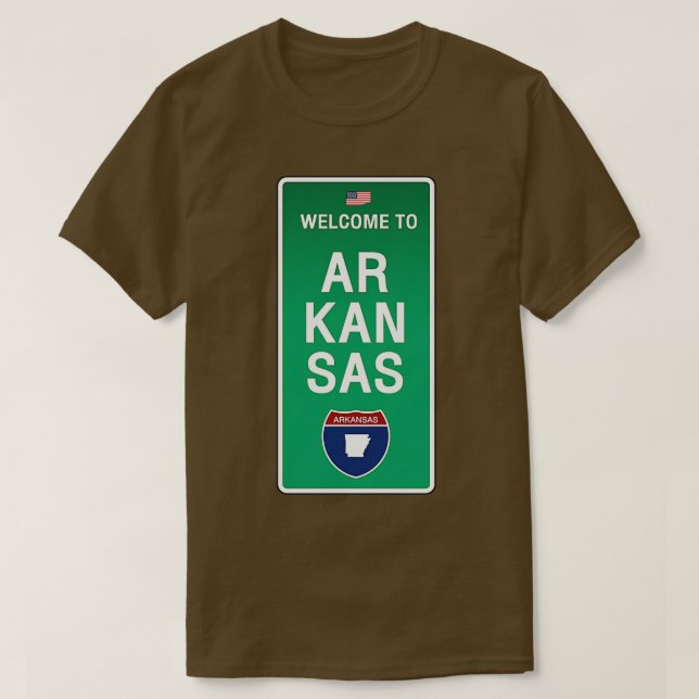 Bienvenue à Arkansas TShirt (Design devant)
