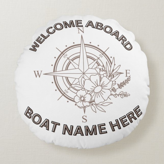 Bienvenue à bord des coussins (Devant)