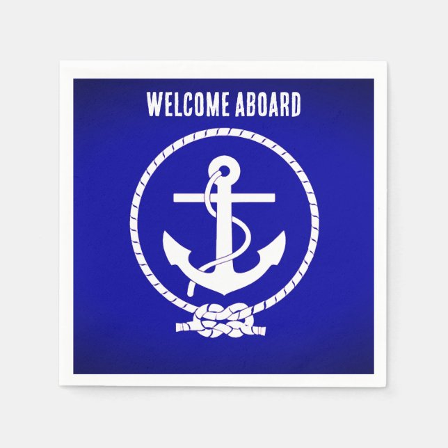 Bienvenue à bord des serviettes en papier (Devant)