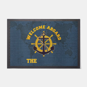 Bienvenue À Bord Du Tapis De Porte, Mat De Voile P